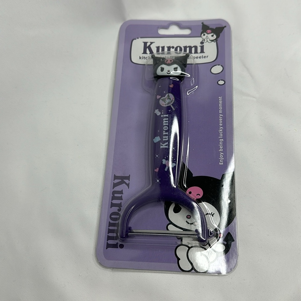 Sanrio KUROMI Stainless Steel Fruit Peeler Tool for Effortless Peel… - Picture 3 of 11